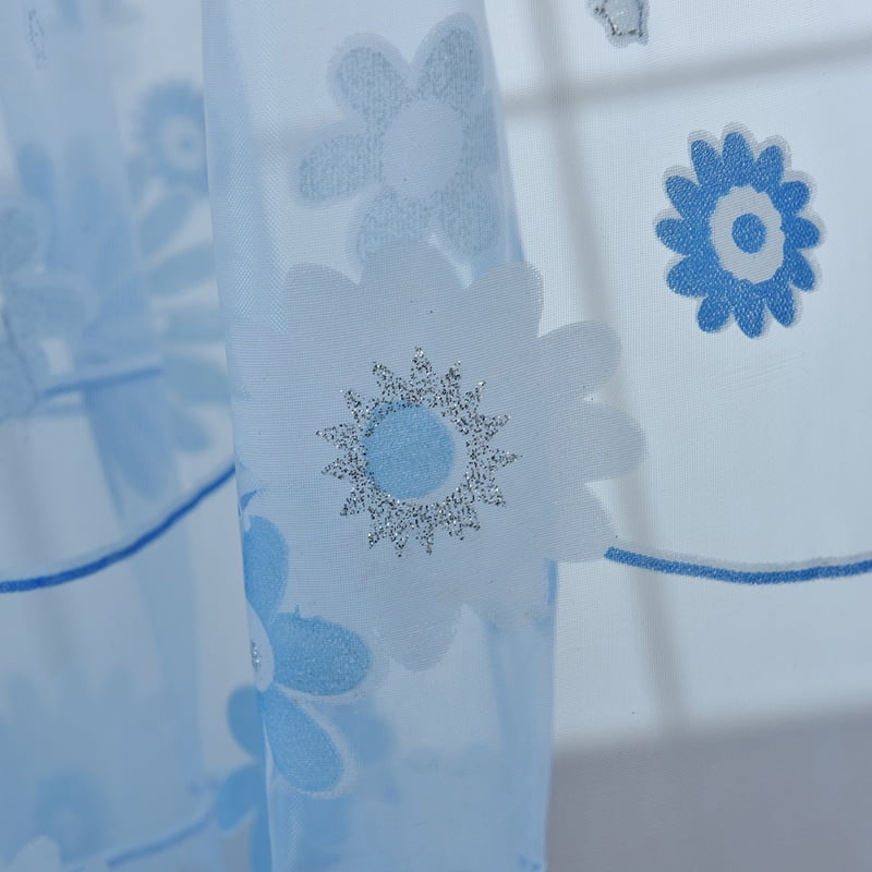 Cheriky Embroidery Elegant Room Floral Pattern Voile ...