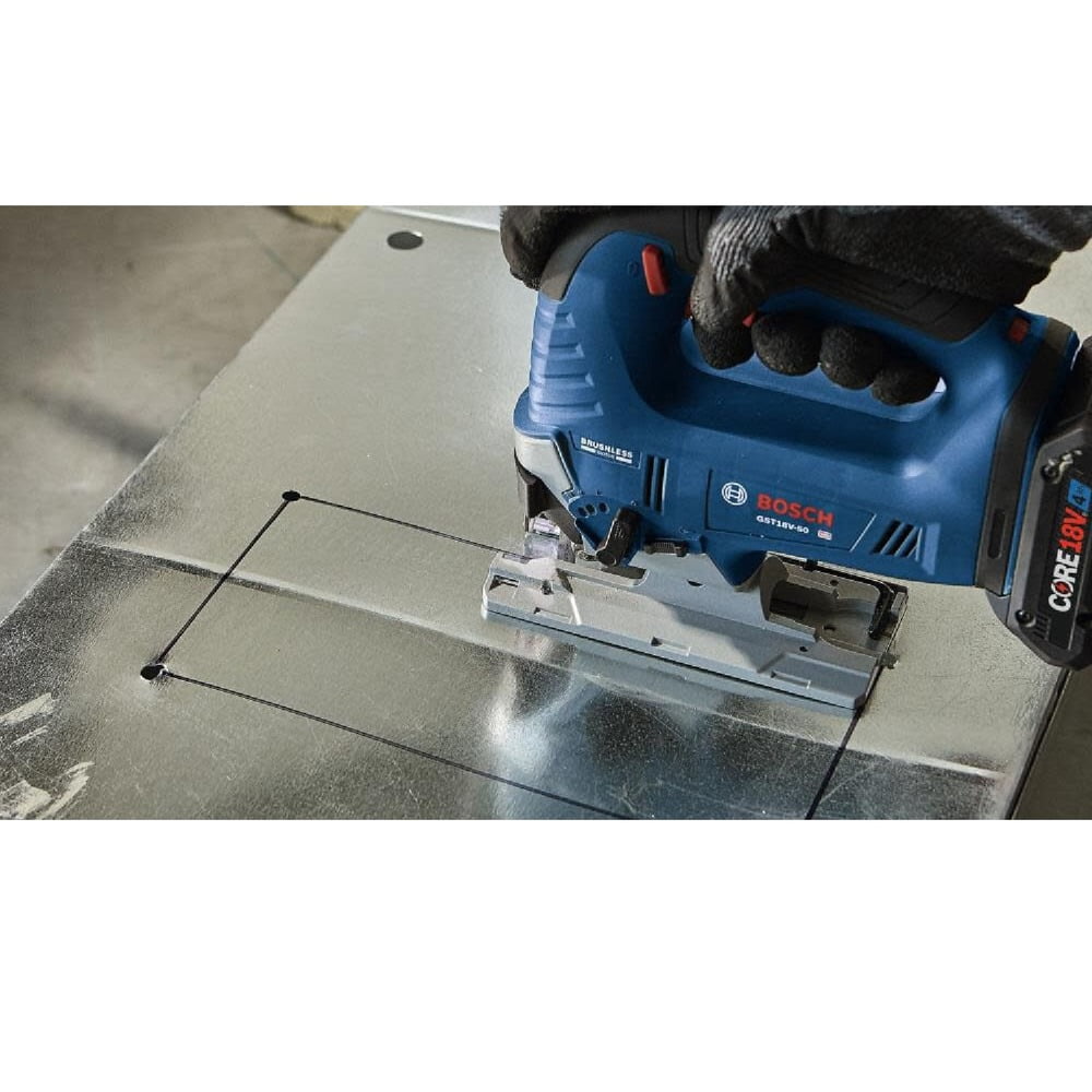 Restored Bosch GST18V-50N-RT 18V Brushless Lithium-Ion Cordless Top-Handle Jig Saw (Tool Only) (Refurbished)