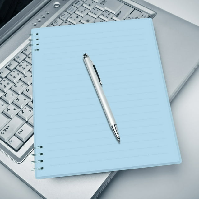 Meitianfacai Cahier à Spirale A5 Horizontal Cahier à 8 Trous à Main Épaissi Cahier d'Apprentissage de Bureau