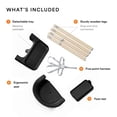 thumbnail image 3 of Trona Stokke Clikk Midnight con bandeja y arnés de 6 a 36 m, 3 of 7