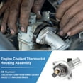 thumbnail image 2 of Conjunto de Carcasa de Termostato de Refrigerante de Aleación de Aluminio Unique Bargains para Chevrolet Volt LT / para Premier L4 1.5L Eléctrico/Gas 2016-2018 Reemplazo No.12635761 1 Pcs, 2 of 7