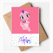 Dinosaur Kingdom Love You Welcome Back Greeting Cards Envelopes Blank