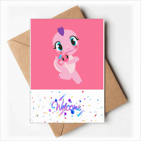 Dinosaur Kingdom Love You Welcome Back Greeting Cards Envelopes Blank