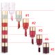 thumbnail image 3 of Kit de lápiz labial mate 5 en 1, tira combinada, tinte labial rojo aterciopelado sexy, taza antiadherente, brillo labial, aceite labial, maquillaje, conjunto cosmético de labios, 3 of 5