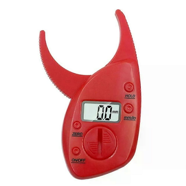 Body Fat Caliper Portable Digital LCD Fat Tester Skin Fold Test Analyzer Athletic Men Measuring Caliper for Digital Body