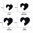 thumbnail image 2 of Cuadro Decorativo de Metal con Diseño gato corazon Chico, 2 of 4
