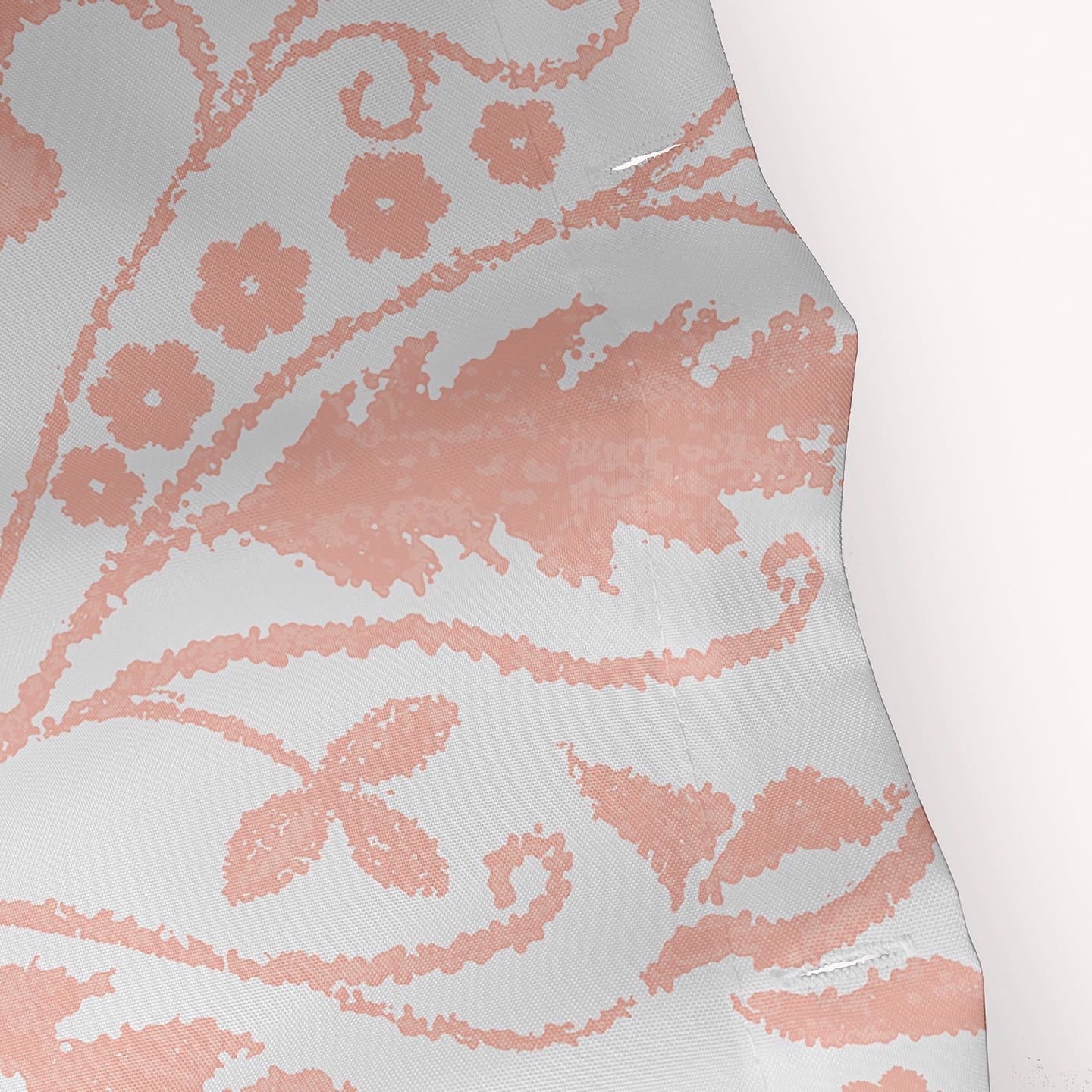 Simply Daisy 70" W x 73" L Aurora Polyester Shower Curtain, Blush [1 Ct]
