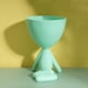 thumbnail image 4 of Maceta de ceramica shamjiam Humanoide para Cactus Suculentas Verde, 4 of 7
