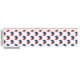 thumbnail image 2 of Ambesonne Phillipine Fabric by the Yard Upholstery, Circles with Flag, 3 Yards, Multicolor, 2 of 4
