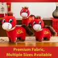 thumbnail image 3 of QenASHaing 2026 Chinese New Year of The Horse Plush, Funny Smiling/Crying Horse Plushie Figurine, Souvenir Mascot for Car Ornaments Home Office Store Restaurant Tabletop Decors, 3 of 8