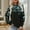 Black, variant on Women's Thermal Lightweight Round Neck Long Sleeve Printed Casual Sweatshirt for Cold Weather