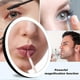 thumbnail image 3 of 10X-30X Magnifying Mirror with 3-Color LED, Suction Cup, Dimmable, USB Rechargeable, Portable Travel Makeup Mirror, 3 of 5