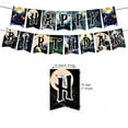 thumbnail image 5 of Decoración para fiesta de cumpleaños de Pesadilla antes de Navidad, pancarta con globos, vajilla, suministros para fiesta de Jack Skellington, juguete de Halloween, 5 of 5
