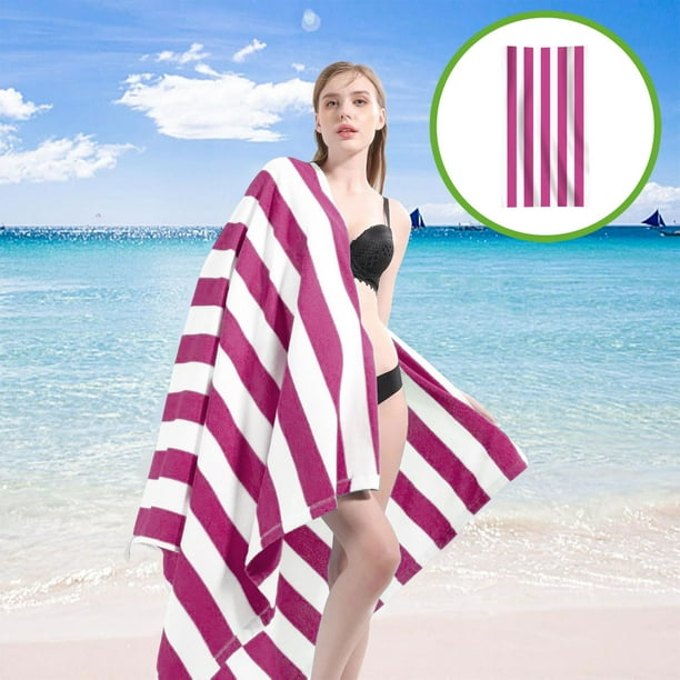 Toalla de playa de microfibra para adultos, mujeres, hombres y niños.