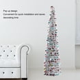 thumbnail image 4 of Foldable Xmas Tree, 4.9ft PET Artificial Xmas Tree for Holiday Decoration  Feel Quick Assembly Fade Resistant Customizable, 4 of 7