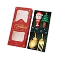 thumbnail image 2 of DOMELAY Christmas Spoons Forks Set Flatware Cutlery Set for Daily Use Christmas Xmas 2A, 2 of 9