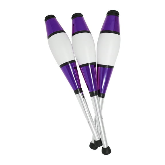 Zeekio Pegasus Juggling Club Set - Beginner to Pro - Set of 3 (All Purple)