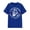 Blue, variant on Short Sleeve Womens Tees Fashion Tops Graphic Print Casual Crew Neck Shirts Summer