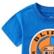 thumbnail image 3 of Conjunto Blippi de camiseta de manga corta y pantalones cortos naranjas para niños, 3 of 7