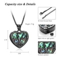 thumbnail image 3 of Personalized Music Guitar Urn Necklace for Ashes Music Guitar Urn Pendant Guitarist Cremation Keepsake Jewelry for Women Men Urn Jewelry Gifts for Music Lover for Women / Men, 3 of 9