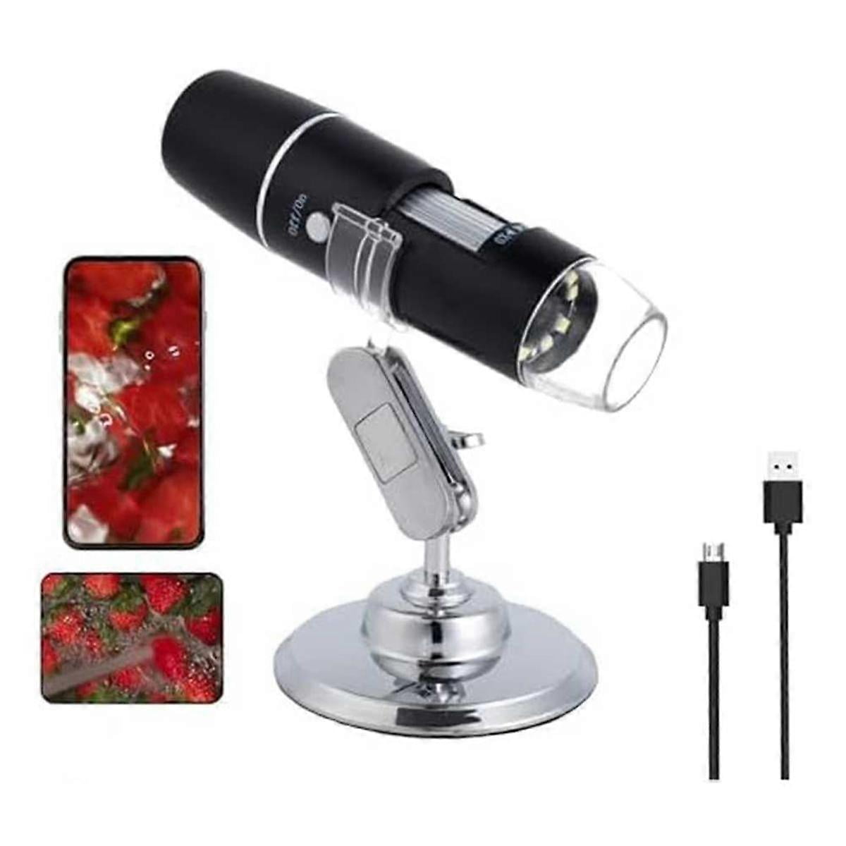 Wireless Digital Microscope, Handheld USB Inspection Camera 50X-1000X ...