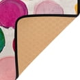 thumbnail image 3 of Yayeee Area Rugs for Living Room 5.2'x4' Non Slip Washable Bedroom Floor Carpet, Watercolor Circles, 3 of 5
