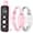 Pink, variant on Dog Shock Collar for 2 Dogs - (8-120lbs) Waterproof Rechargeable Electric Dog Training Collar with Remote for Small Medium Large Dogs with Beep Vibration Safe Shock Modes(Grey)
