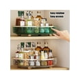 thumbnail image 2 of Lazy Susan Turntable Organizer For Cabinet, Makeup Perfume Organizer, Plastic Rotating Turntray Container Bins, Round Spinning Organization For Pantry, Fridge, Countertop, Condiments, 2 of 5