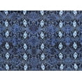thumbnail image 2 of Zelouf Print On Dty  , Sewing, DIY, Crafts Fabric by the Yard, 944 Blk/blue, 20 Yard, 2 of 2