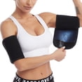 thumbnail image 4 of 1 par de fajas reductoras de brazos, mangas de compresión para la parte superior del brazo para mujer PU azul, 4 of 9