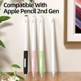 thumbnail image 2 of Silicone Pencil Case Compatible with Apple Pencil 2nd Generation Case Cover Sleeve Non-slip,Support Magnetic Wireless Charging black, 2 of 6