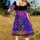 thumbnail image 5 of ARS LON VITA BREVIS Vestido de manga corta Conjuntos de verano para mujer 2025 Vestidos elegantes de moda para mujer Tallas grandes Vestido, 5 of 7