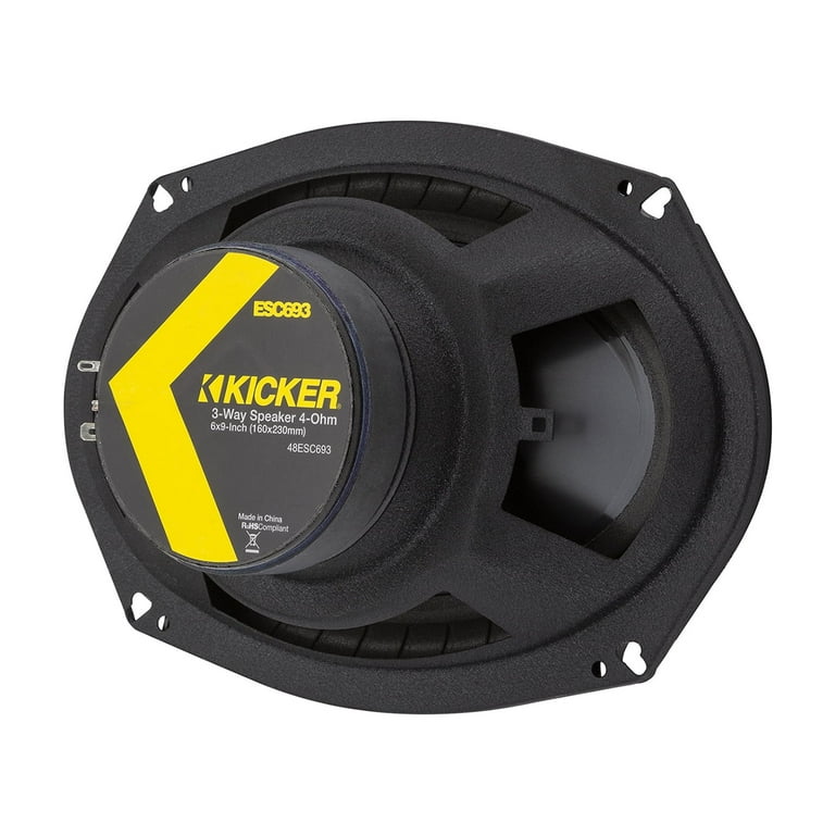 KICKER 48ESC693 - 6x9 inch Coaxial, 350 Watts Peak, 3-Way Car
