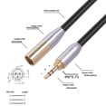 thumbnail image 3 of 0.3m Jack 3.5mm Plug To 3-Pin Mini XLR Adapter Cable Cord for Camera Headphone, 3 of 10