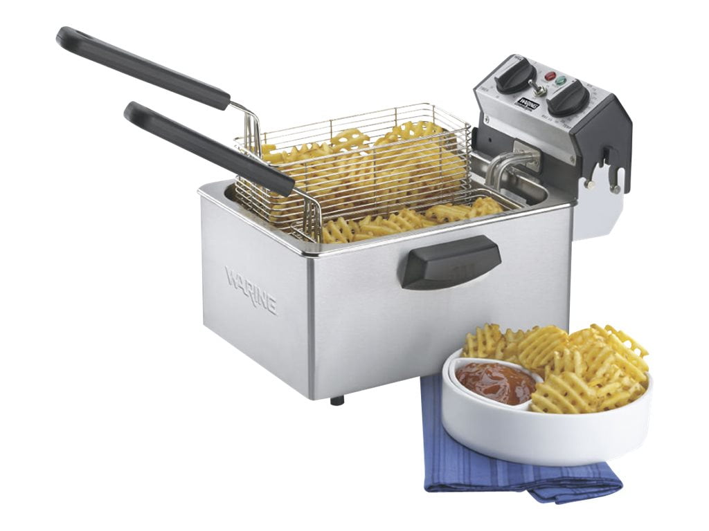 Waring Commercial WDF75RC 120-volt Countertop Compact Electric Deep Fryer, 8.5-Pound by Waring 中古非常に良いWaring Commercial WDF75RC 120-volt Countertop