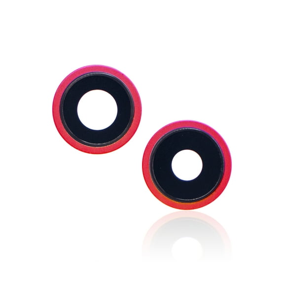 Replacement Back Camera Lens With Bracket & Bezel Compatible For iPhone 13 / 13 Mini (Aftermarket Plus) (Red)
