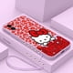 thumbnail image 3 of Funda de teléfono de dibujos animados Hello kitty para Samsung Galaxy, S24, S23, S22, S21, S20 Ultra FE, S10, 4G, S9, S10E, Note 20, 10, 9 Plus, con cordón, 3 of 5