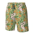 thumbnail image 4 of Pofeuu Snake And Floral Prin Men's Swim Trunks Quick Dry Bathing Suit Swimming Board Shorts Mesh Lining Beach Swimwear-Medium, 4 of 6