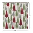 thumbnail image 5 of Shower Curtain for Bathroom Christmas Tree Winter Holiday Shower Curtains Waterproof Funny Bathroom Curtains Hooks Included,72x72Inch, 5 of 5