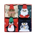 thumbnail image 3 of 4 pares de calcetines navideños de dibujos animados de invierno encantadores calcetines navideños transpirables novedosos para Estilo C, 3 of 9