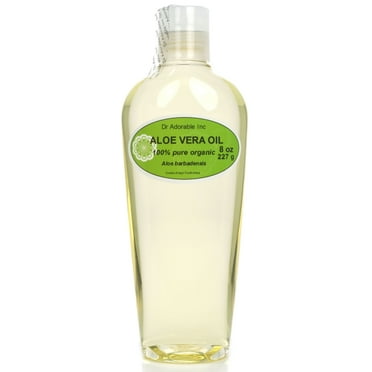 Dr Adorable - 8 oz - Aloe Vera Oil - 100% Pure Organic Cold Pressed Infused Natural Hair Skin