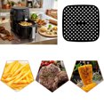 thumbnail image 4 of Ramiter Doublures Réutilisables pour Friteuse à Air Chaud en Silicone Antiadhésif Accessoires pour Panier de Friteuse à Air Grilles de Rôtissage pour Four avec Poêle, 4 of 5