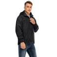 thumbnail image 6 of Tinglu Spring Men Jackets with Hooded Raincoat Waterproof Jacket Zip Up Men's Windbreaker Clothing, 6 of 8