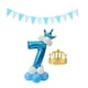 thumbnail image 2 of Columna de globos con números azules del 0 al 9 para decoración de fiestas 7, 2 of 9