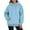 BU2, variant on XIAONU Hoodies For Women Solid Color Long Sleeve Drawstring Hoodie Baggy Oversized Pullover Hoodie With Pockets