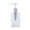 Transparent, variant on Farfi 100/250/450ml Press Type Empty Transparent Multiple Capacities Lotion Bottle Shampoo Refillable Storage Bottle (Transparent,100ML)