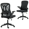 thumbnail image 1 of HOMCOM Ergonomic Office Chair, Desk Chair with Lumbar Support, Black, 1 of 10