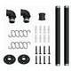 thumbnail image 3 of "Escurridor Organizador Tazas Sartenes Cocina Ollas Ganchos  negro ", 3 of 5