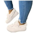 thumbnail image 3 of Jia Store Cozy Women's Slip-On Snow Boots with Faux Fur & Bow, Fashion Flat Sole Non-Skid Winter Shoes, Perfect for Cold Weather, 3 of 4