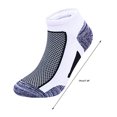 thumbnail image 2 of Lroveb Womens Low-Cut Athletic Socks Men Women Middle Canister Movement Towel Cotton Breathable Badminton Walking Socks, 2 of 3